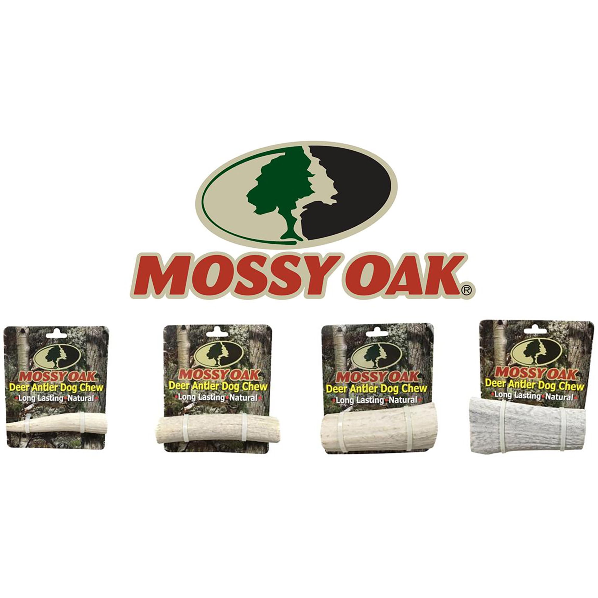 Mossy Oak: Deer Antler - Small - Dog Chew, Whole Piece, Naturally Shed, Long-Lasting Pet Treat, Preservative Free, Dental Health, Aggressive Chewers