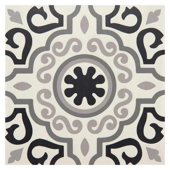 12x12 Marseille Encaustic Pattern Ceramic Tile Floor Wall (8)