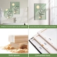 thumbnail image 5 of Boho Wall Art Set of 3, Mid Century Modern Wall Decor Framed Canvas Print 12"x16" Minimalist Wall Art Geometric Abstract Modern Neutral Boho Wall Art Decor for Living Room Bedroom Bathroom, 5 of 6