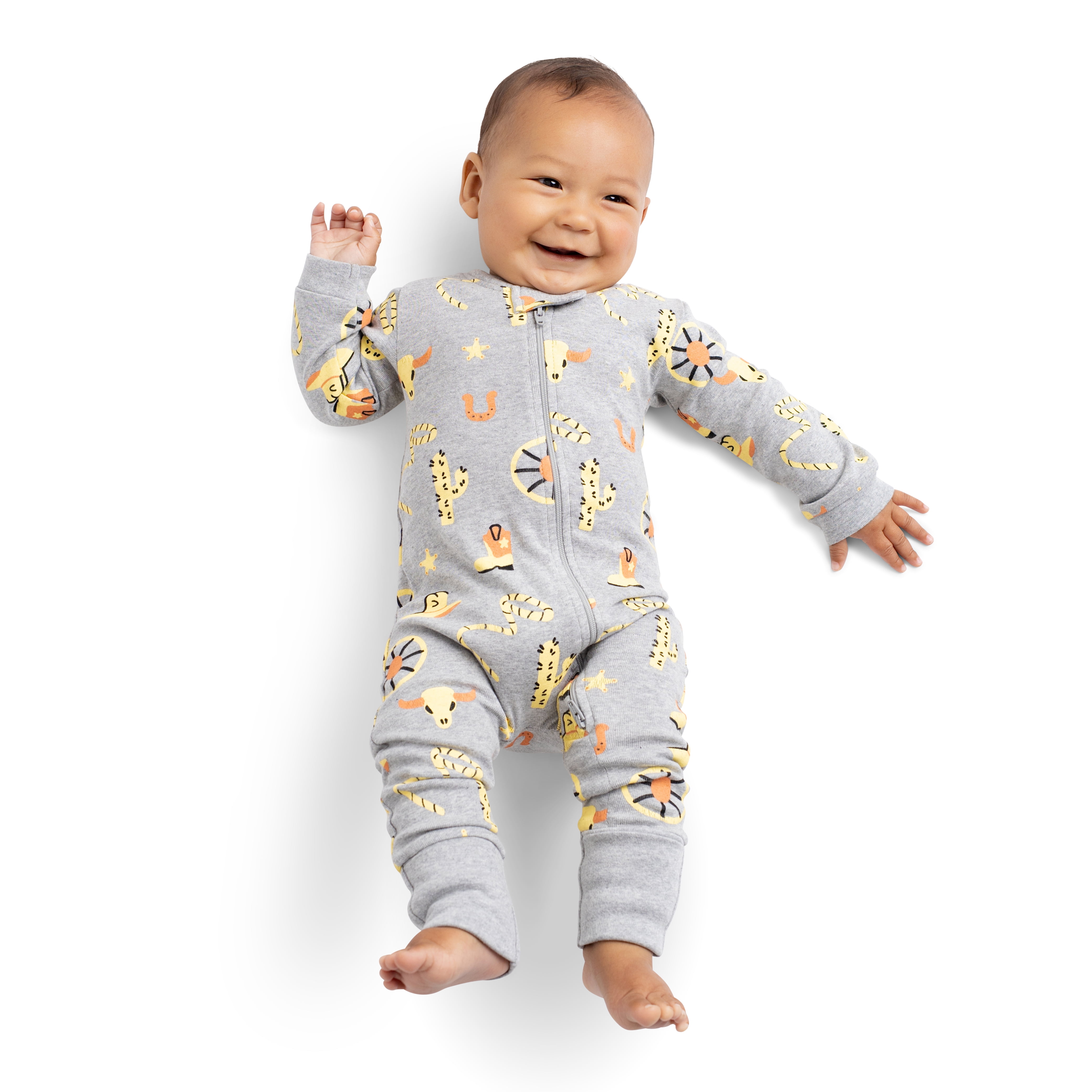 M+A by Monica + Andy, Organic Cotton One-Piece Coverall, Sizes Newborn - 18-24 Months