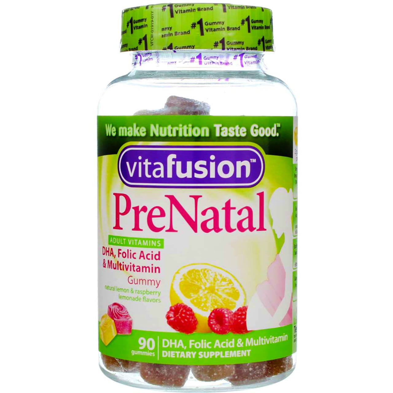 Vitafusion PreNatal Gummy Vitamins Dietary Supplement with DHA & Folic