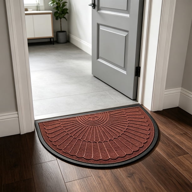 Alfombrilla de baño absorbente de agua 60x40 cm de nailon antideslizante para entrada, ducha y baño