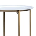 thumbnail image 4 of Modern Metal Tray Top End Table, 4 of 6