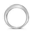 thumbnail image 2 of 14kt White Gold Womens Round Channel-set Diamond Single Row Wedding Band 1.00 Cttw, 2 of 4