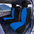 thumbnail image 3 of For 2021-2024 Toyota Sienna FH Group Neoprene Custom Fit Waterproof Car Seat Covers - Blue 2nd Row for 8 Seater, 3 of 6