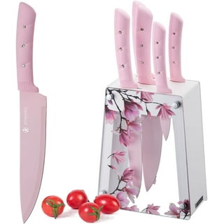 Beautiful by Drew Barrymore 3-piece Forged Kitchen Chef Knife Set in White  with Gold Accents - AliExpress