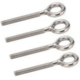thumbnail image 4 of Tornillo De Argolla De Elevación M6x73, Cáncamos De Elevación Plateados De 2,9 Pulgadas Para Carga De Rieles De Equipos De Minería ANGGREK 304 Stainless Steel Lifting Eye Bolts, 4 of 8
