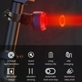 thumbnail image 3 of NIBOLOG Smart Bike Tail Light USB Rechargeable Bicycle Turn Signals with Remote Control Rear Bike Light Waterproof Safety Warning Rear Light, 3 of 8
