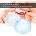thumbnail image 3 of Orthodontic Retainer Case to Store Or Cleaning Dentures, Portable Rotating Tooth Storage Box Dental Correction Holder Box Cute Storage Box(Blue), 3 of 5