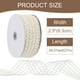 thumbnail image 2 of Cinta de Yute con Alambre de Malla Uxcell, 2.5 Pulgadas x 30 Yardas, Cintas de Tela Natural para Navidad, Halloween, Fiestas, Bodas, Manualidades DIY, Blanca, 2 of 6