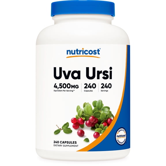 Nutricost Uva Ursi 4500mg Supplement, 240 Capsules, Vegetarian Friendly, Gluten Free and Non-GMO