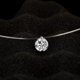 thumbnail image 2 of Collar de cristal brillante para mujer, colgante de circón transparente, línea de pesca Invisible, joyería de clavícula, Gargantilla, 2 of 4
