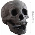 thumbnail image 7 of XGFHYJEH Halloween Fire Pit Skull Decoration, Reusable Fireproof Human Skull Gas Log for Indoor Outdoor Fireplaces Bonfire, Ceramic Simulation Halloween Skull Props, Halloween Horror Skulls Decor, 7 of 7