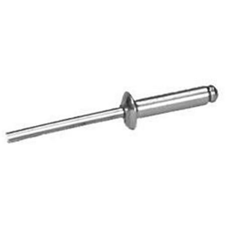 

TBH5X18 mmRIVET Aluminum Dome Head Blind POP Rivet 5 mm Diameter used for Heavy Duty Case Hardware Construction into 0.25 in. Laminated Plywood