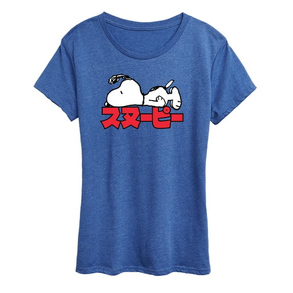 Peanuts - Snoopy Kanji - Women's Short Sleeve Graphic T-Shirt