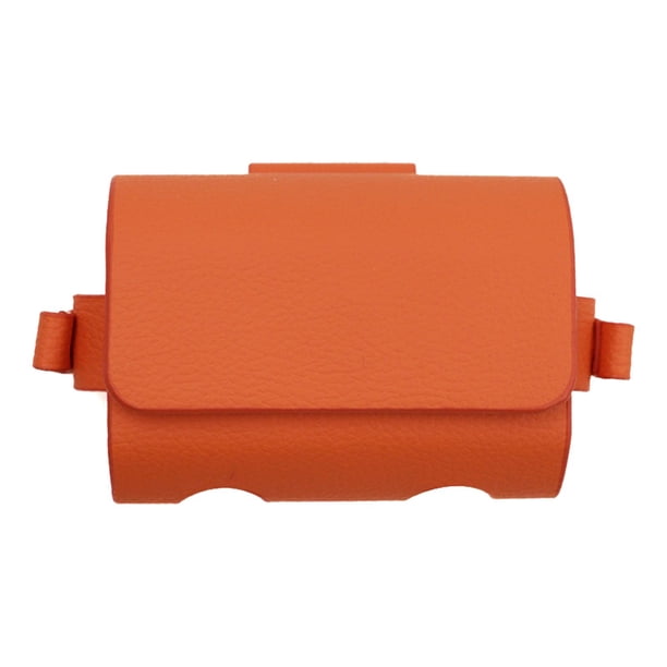 Bolsa ligera para guardar pelotas de golf, riñonera unisex con capacidad para 2 pelotas. Naranja