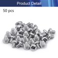 thumbnail image 4 of HUGFEGWE 50Pcs M5x6mm Machine Screws Phillips Pan Head Screws Bolts 0.8mm Pitch 304 Stainless Steel Fully Threaded Short Thread Rod Small Screws for Instruments Archery Tab Portable Monitor, 4 of 7