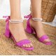 thumbnail image 2 of Illy - Zapatos de tacón color fucsia con perlas fucsia 27 CM, 2 of 9