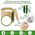 thumbnail image 3 of Bamboo Cotton Makeup Remover Pads Reusable Soft Facial Clean Pads For Remove Lip Mascara Eye Shadow Lipstick Foundation 16Pcs, 3 of 10