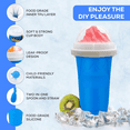 JZSHICHAOCAR Cooling Double Layer Slushie Maker Cup for Quick Homemade