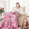 thumbnail image 4 of Valentines Day Gifts for Girlfriend Wife Valentine's Blanket for Her I Love You Throw Blanket Present for Wifes from Husband Girlfriend GF Blanket Gifts, 4 of 7