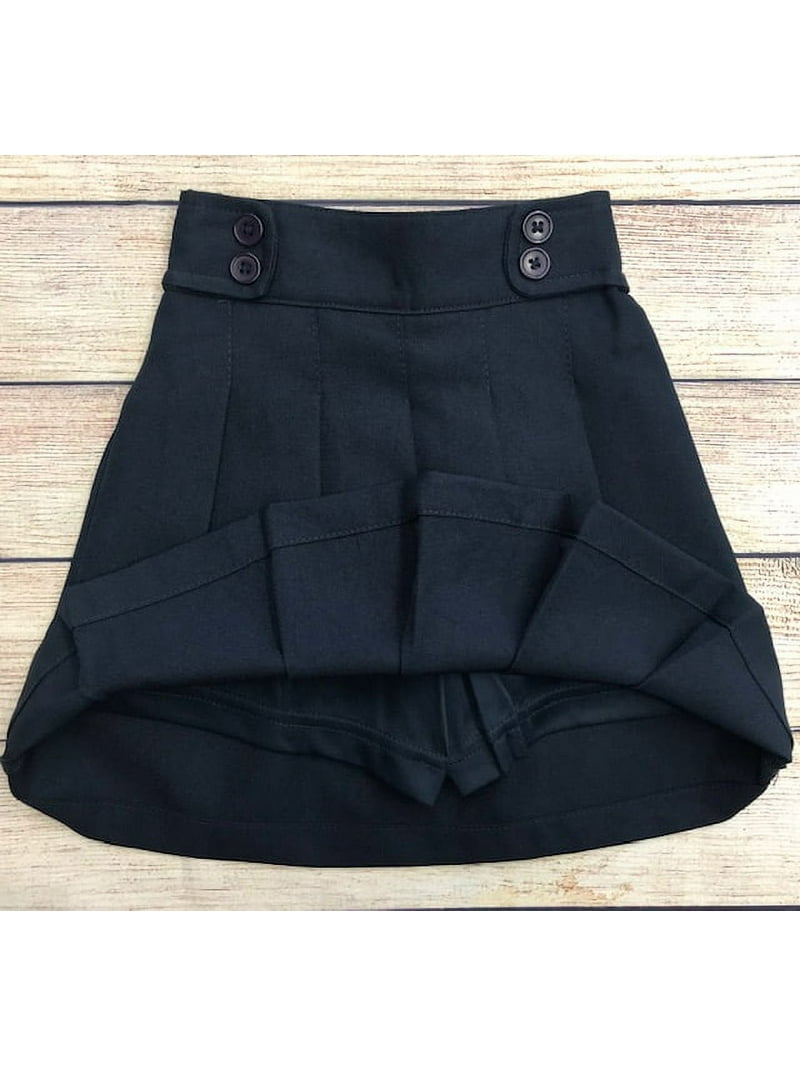 Unik Girl Uniform Skirt with Built in Shorts, Navy Size 14