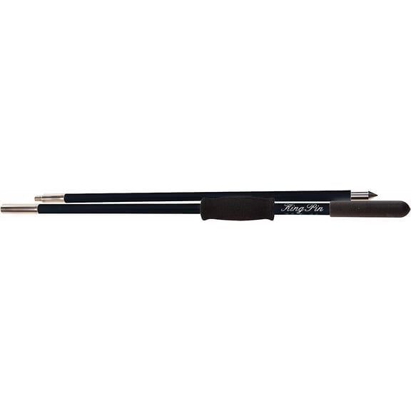 Panther Marine KPP120B King Pin Anchor Pole - 2 Piece, 12' - Black