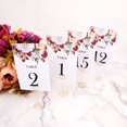 thumbnail image 2 of Tarjeta de número de mesa de 9,5x14,5 cm, Decoración rústica con soporte en forma de corazón, recuerdo de fiesta de boda, 2 of 4