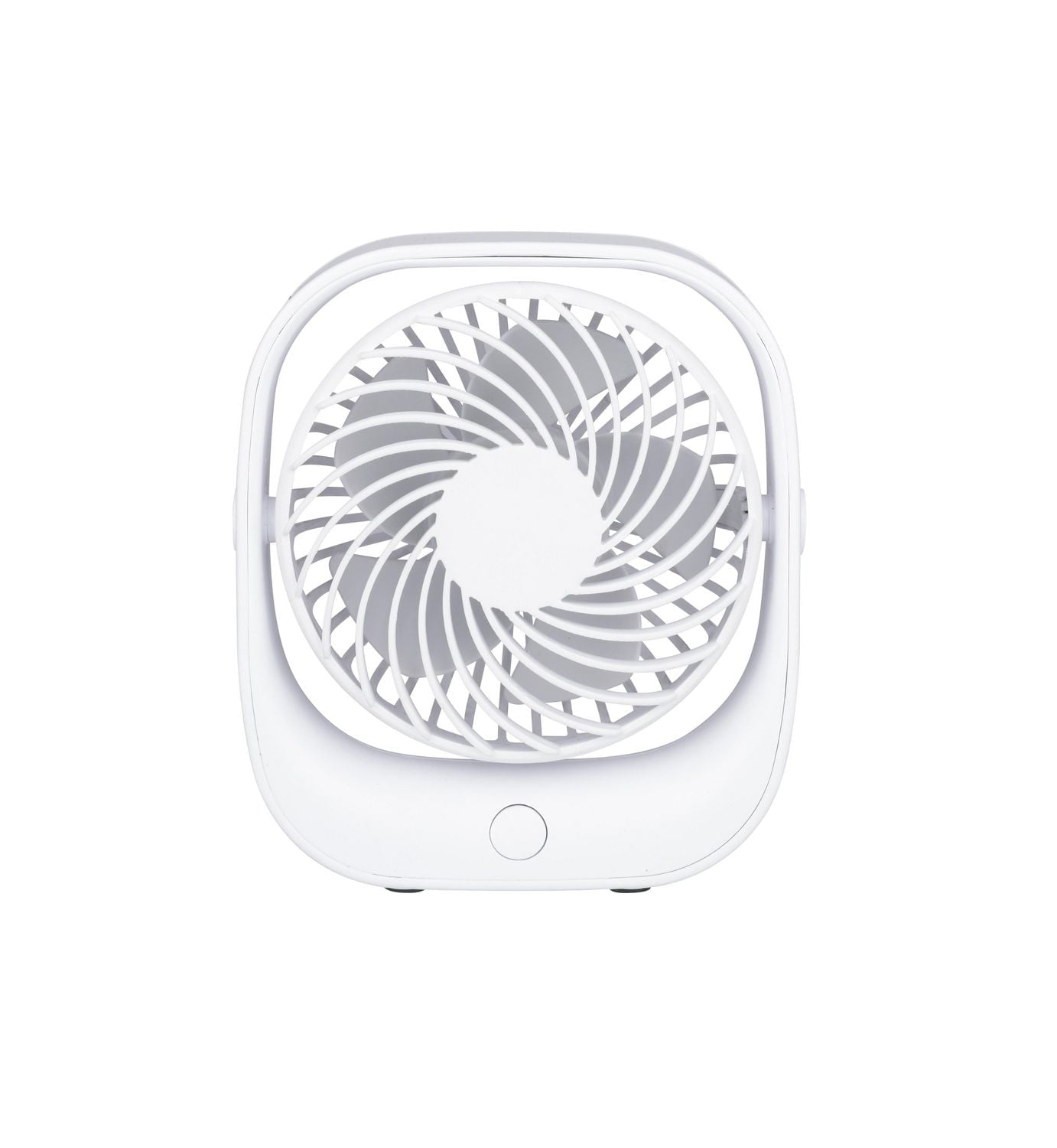 Mainstays Rechargeable USB Portable Fan in white