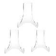 thumbnail image 4 of LCXmlly Multi functional Display Stands 3 Pcs Plate Stands Clear Bowls Display Easels Great Load Bearing Stable Structure Tea Cake Display Stands Holders Home Decor, 4 of 7