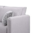 thumbnail image 3 of Lane L Shaped Sectional Sofa- Ottoman- 3 Pillows- Light Gray- 95 Inch, 3 of 5
