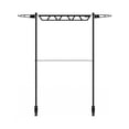 thumbnail image 1 of TFixol Portable Outdoor Detachable Shelf - Compact Lightweight Aluminum Alloy Camping Organizer with Hooks, Double-Layer Design, Black (Model B), 1 of 6
