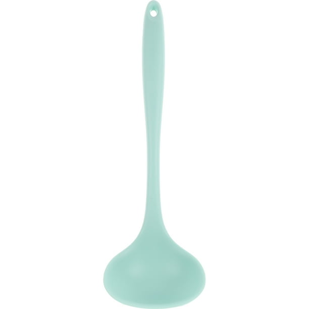 Cuchara sopera de silicona, cuchara grande para servir, cucharón para cocina casera y restaurante.