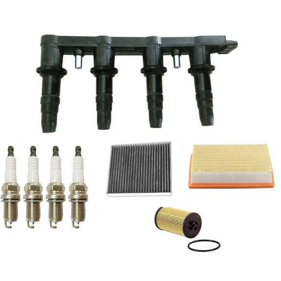 Ignition Coils Spark Plugs & Filters Tune Up Kit For Chevrolet Sonic 1.8L 12-18
