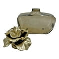 thumbnail image 6 of 12" Aluminum Glass Flower Decorative Bottle Sculpture, 6 of 12