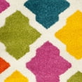 thumbnail image 3 of SAFAVIEH Jaycob Geometric Kids Shag Area Rug, Ivory/Multi, 8'6" x 12', 3 of 5