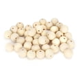 thumbnail image 3 of Cuentas de madera 100 piezas para hacer joyas Cuentas de madera para decoración del hogar para collares para pulseras para manualidades de bricolaje ANGGREK Otros, 3 of 8