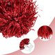 thumbnail image 4 of Ofertas Únicas 1 Par de Anillos de Dedo con Pompones de Animadora, Pompones de Práctica de Animación Rojos, 4 of 6