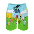 thumbnail image 2 of Battle for Dream Island BFDI Mens Board Shorts Quick Dry Swim Trunk Lightweight Soft Swimsuit Bathing Suit for Boys L, 2 of 8