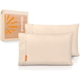 thumbnail image 1 of Fundas DE Almohada Dreamlab 2 Pack Premier 1800 Collection Microfibra Hipoalergénicas 51 cm x 76 cm Beige, 1 of 6