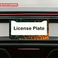 thumbnail image 5 of 1Pack License Plate Frames with Green Orange Bokeh Glitter Pattern Includes Screws & Caps Full Accessories Included Size 6. 3x12. 2inch(16x31cm), 5 of 8