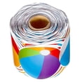thumbnail image 1 of 1 Roll of Bulletin Board Border Sticker Colorful Beach Ball Sticker Beach Party Decorative Sticker, 1 of 8