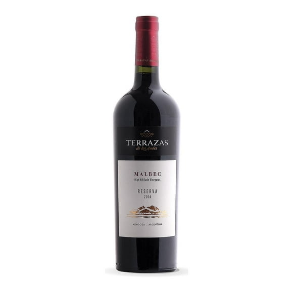 Pack de 4 Vino Tinto Terrazas De Los Andes Reserva Malbec 750 ml Reserva Malbec