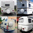 thumbnail image 5 of AmFor Cubierta de neumático de repuesto de 30 a 31 pulgadas, ajuste universal para Jeep Trailer RV SUV Truck Tough Tire Wheel Cubierta suave Diámetro 30 -31 camper Wheel Protectores de neumáticos resi, 5 of 5