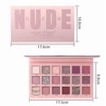 thumbnail image 2 of Paleta de sombras de ojos HUOGUO, 18 colores, mate, brillante, impermeable, 2 of 5