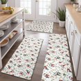 thumbnail image 2 of White Christmas Gnome and Light Pattern Kitchen Rugs Sets Of 3,Kitchen Runner Rugs Non Skid Washable,Decorative Kitchen Floor Mats for Kitchen,Sink,Laundry,17"x30"+ 17"x47" + 17"x59", 2 of 6