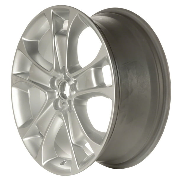 Action Crash Parts, 18 X 7.5 Reconditioned OEM Aluminum Alloy Wheel, All Painted Medium Silver
