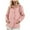 Pink, variant on GEWSEY Womens Military Anorak Jacket Zip Up Snap Buttons Lightweight Safari Utility Coat Outwear With Pockets (Red, M)