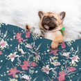 thumbnail image 3 of Naloa Lilies Flowers Dog Blanket, 3 Sizes Cat Blanket for Indoor Cats Large Medium Small Dog Gifts-Large, 3 of 8