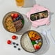 thumbnail image 5 of Fiudx Lonchera para Estudiantes, Recipiente para Microondas con Diseño Dividido, Caja Bento con Sello Hermético, Incluye Cubiertos, Tenedor y Cuchara, Almacenamiento para Preparar Comidas, Solución p, 5 of 5